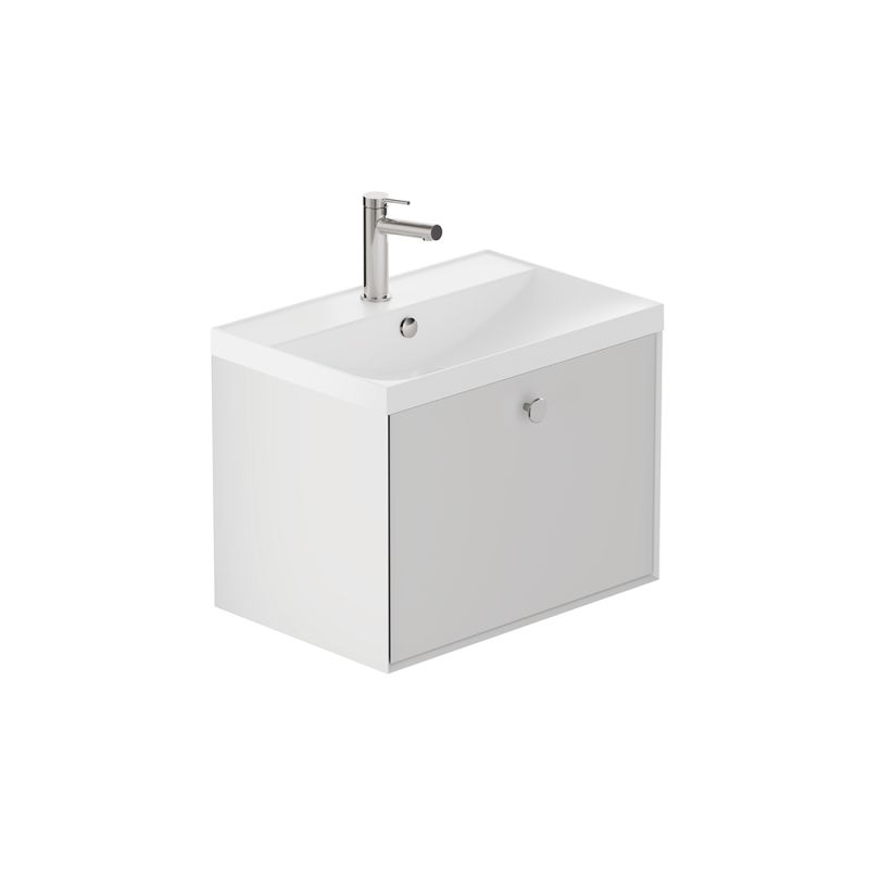 Safari Wall-Hung Vanity Unit, 600mm 