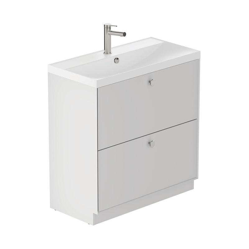 Safari Floor Mounted Vanity Unit, 800mm