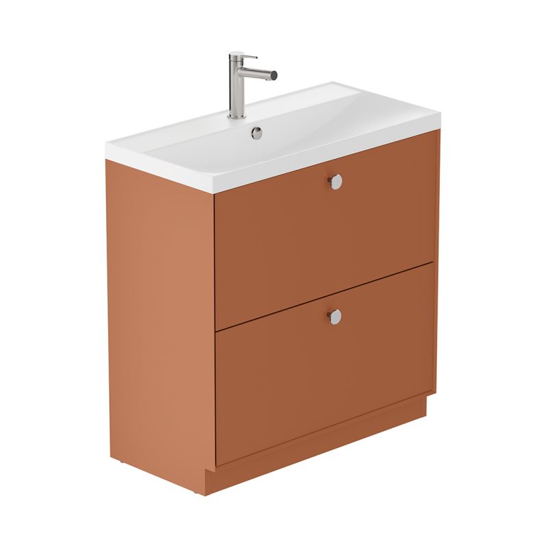 Safari Floor Mounted Vanity Unit, 800mm