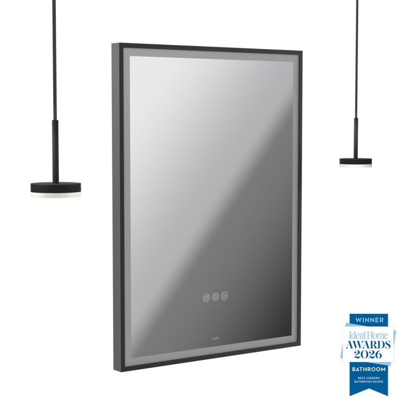Safari 500mm Wireless Bathroom Mirror and Disc Pendant Light Package