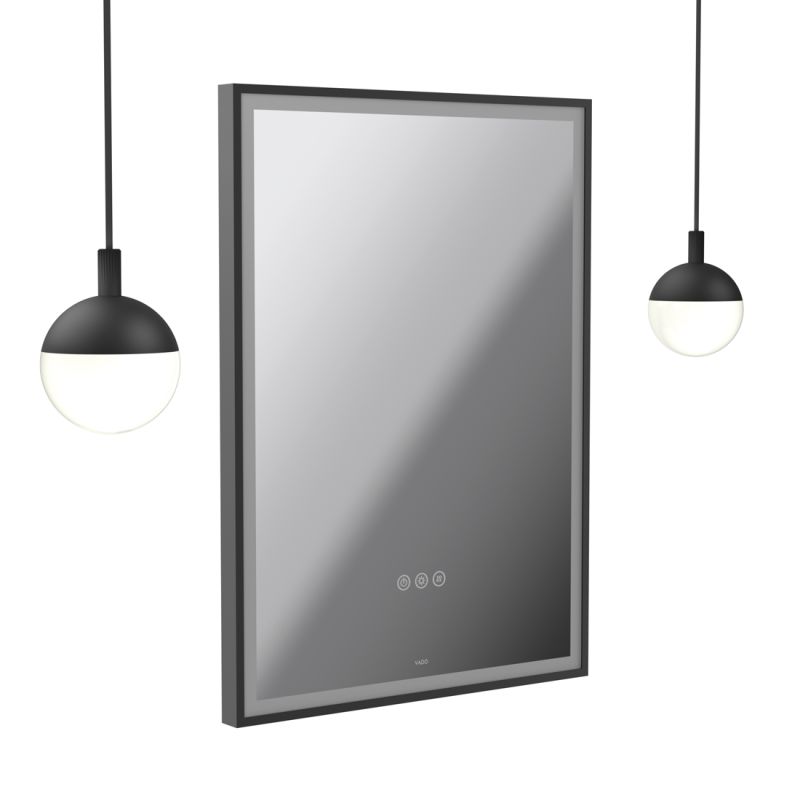 Safari 500mm Wireless Bathroom Mirror and Globe Pendant Light Package