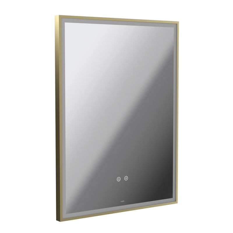 Safari Rectangle Illuminated LED Bathroom Mirror, 600mm x 800mm
