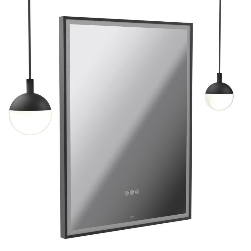 Safari 600mm Wireless Bathroom Mirror and Globe Pendant Light Package
