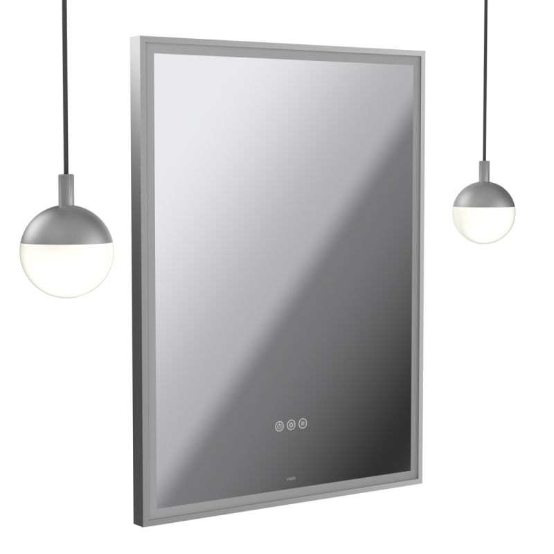 Safari 600mm Wireless Bathroom Mirror and Globe Pendant Light Package