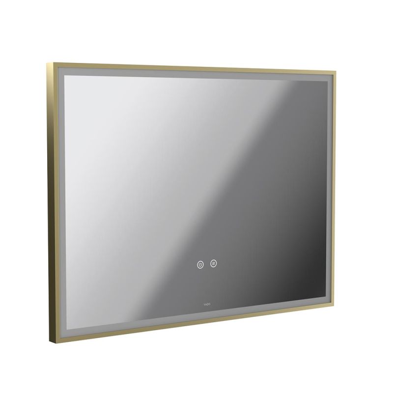 Safari Rectangle Illuminated LED Bathroom Mirror, 800mm x 600mm