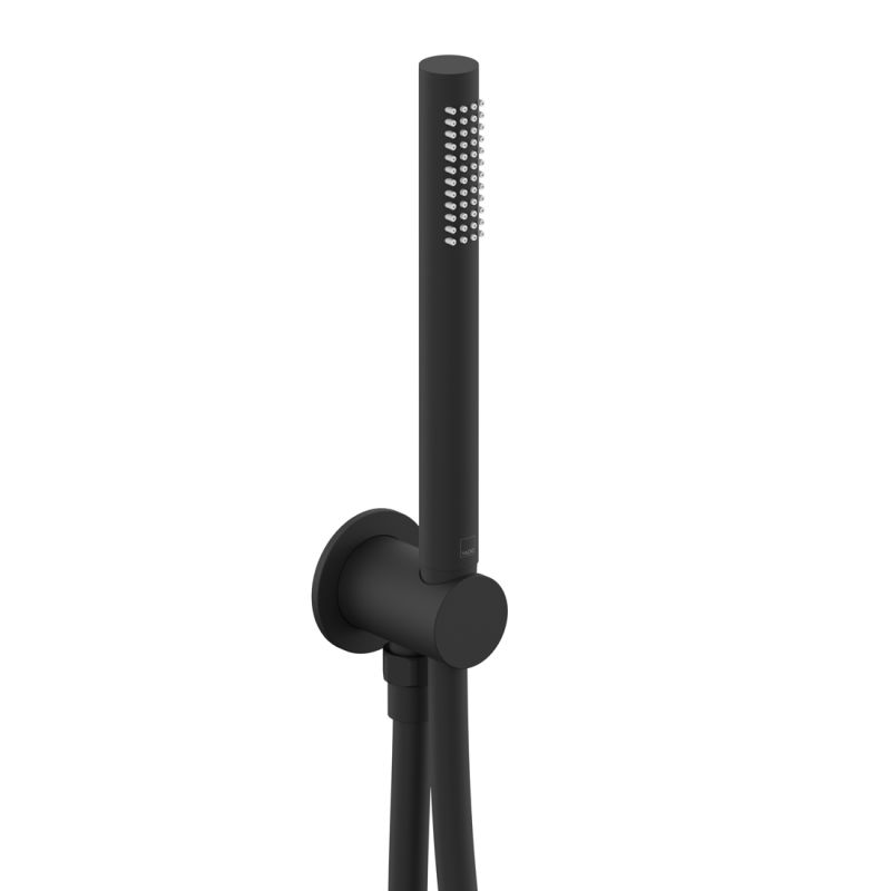 Safari Single Function Mini Shower Kit with Integrated Outlet + Optional Wall Shroud