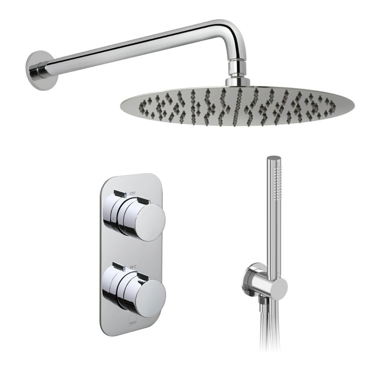 2 Outlet Thermostatic Shower Set