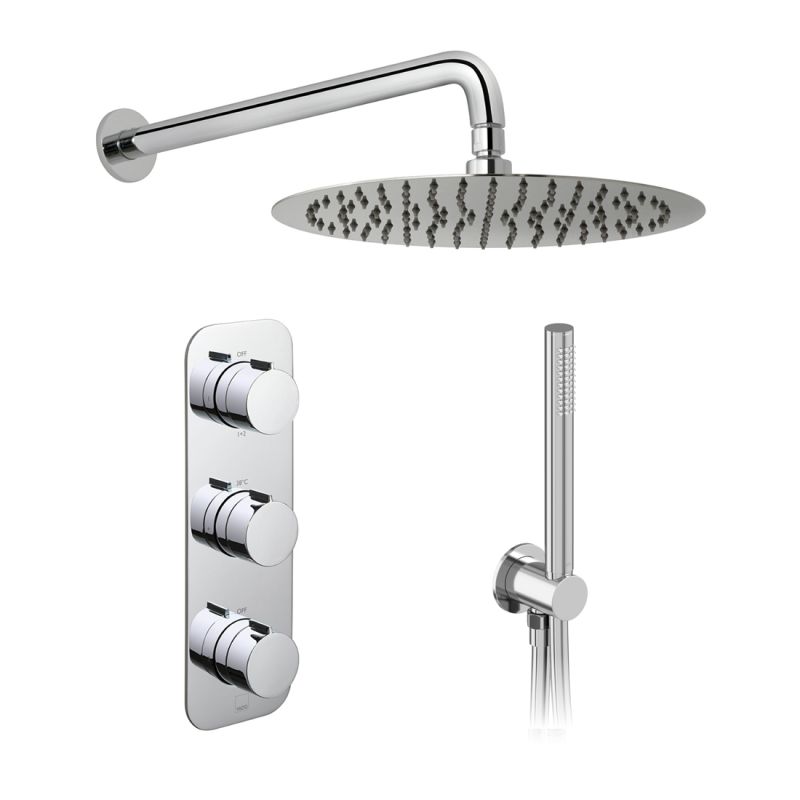 2 Outlet Thermostatic Shower Set