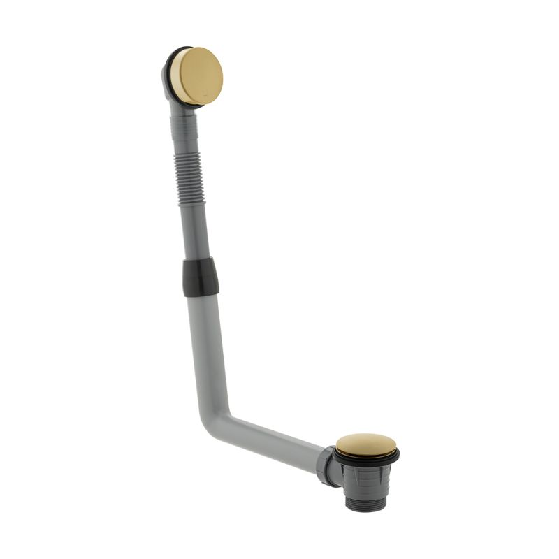 Round Clic-Clac Bath Waste and Overflow