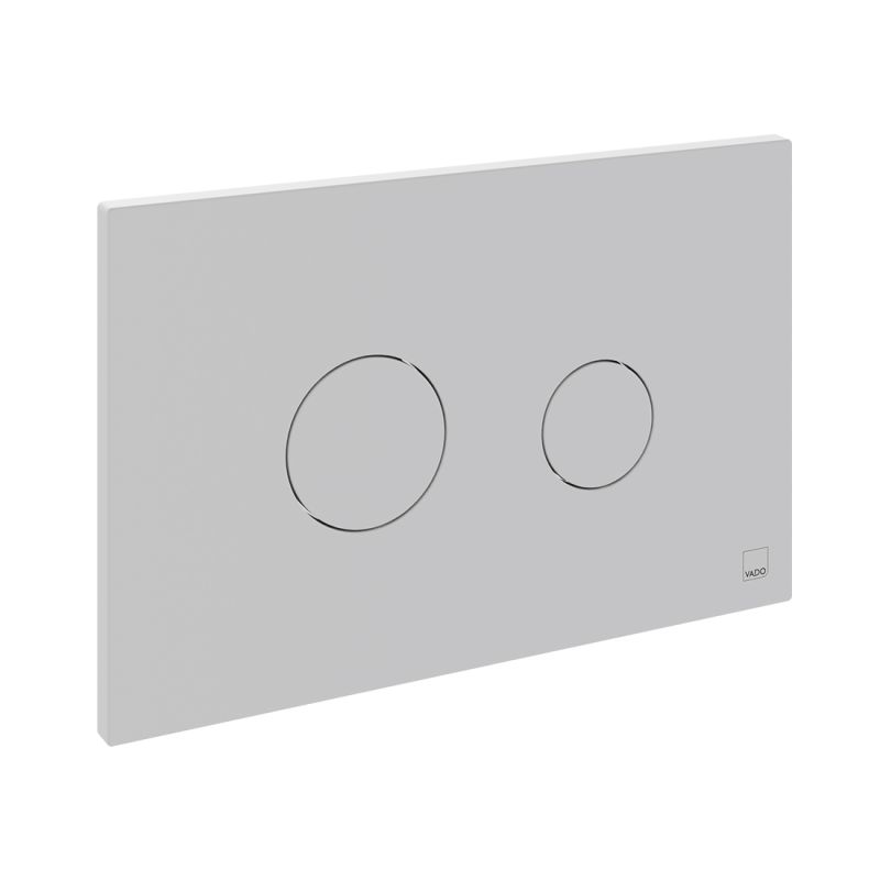 Round Button Flush Plate