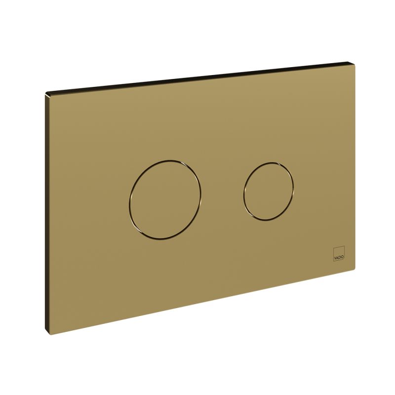 Round Button Flush Plate
