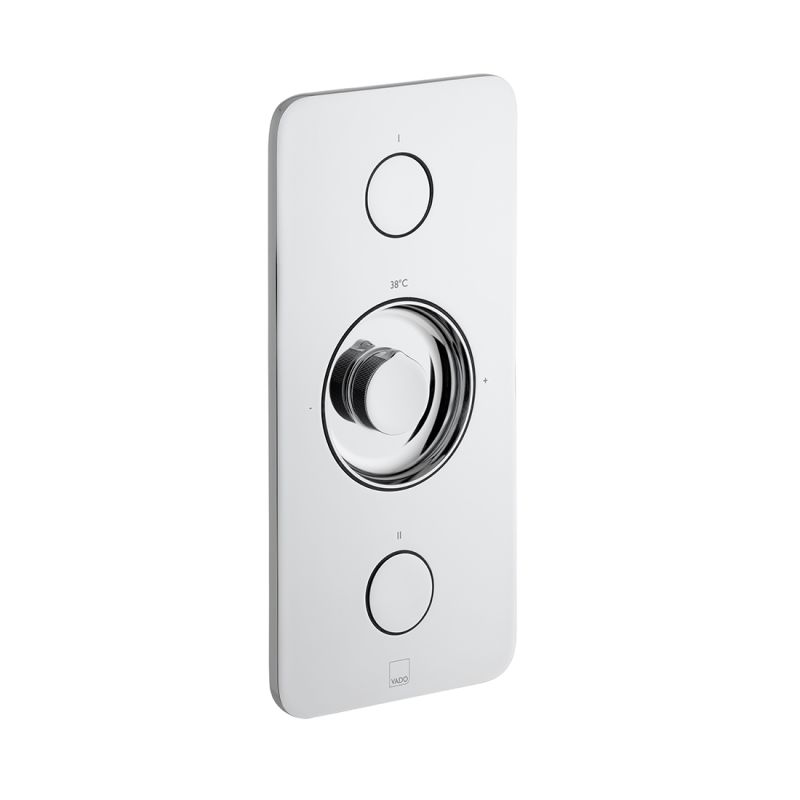 2 Button 2 Outlet Vertical Concealed Thermostatic Valve